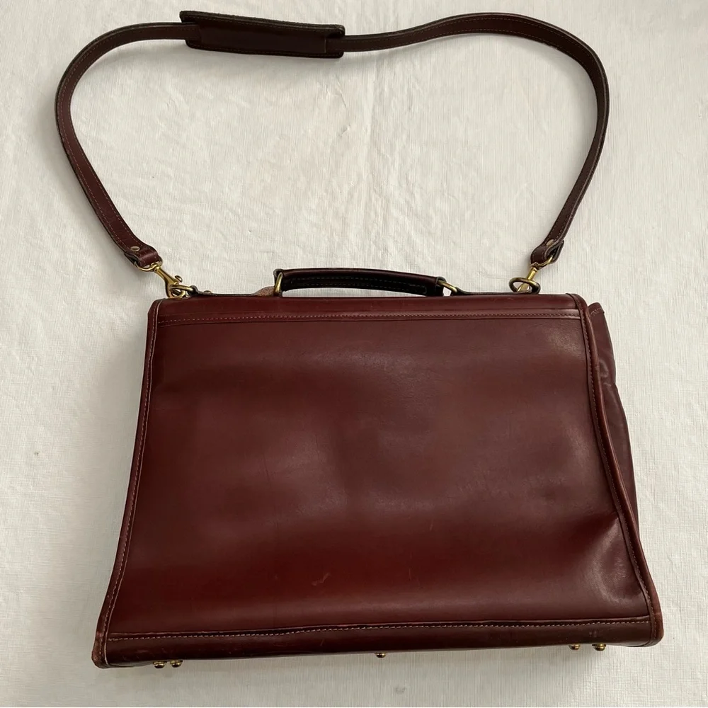 Jack Georges Leather Briefcase Bag